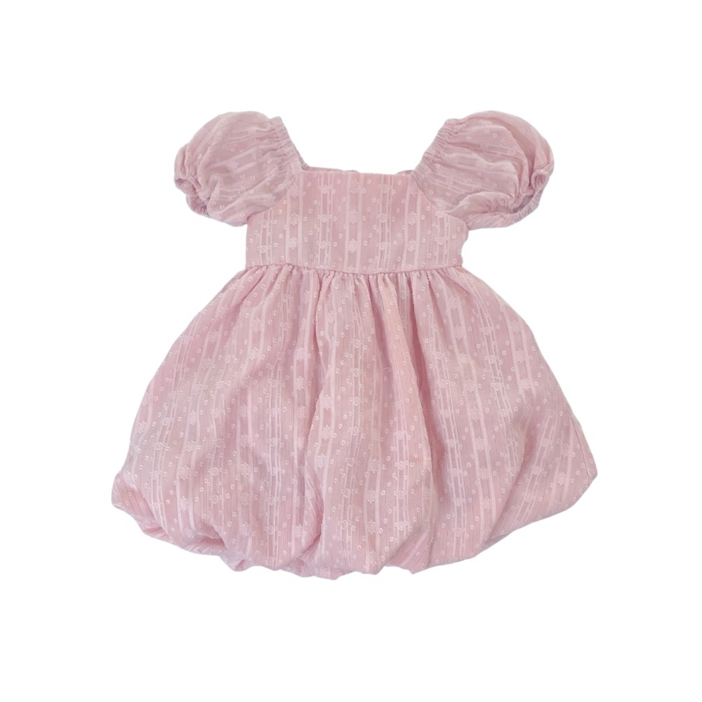 Bonnie Jean Pink Ruffled Dress